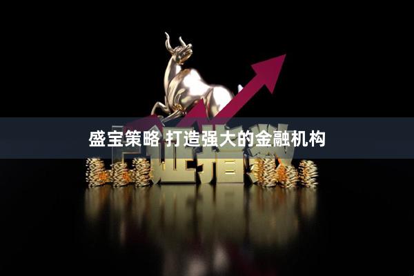 盛宝策略 打造强大的金融机构